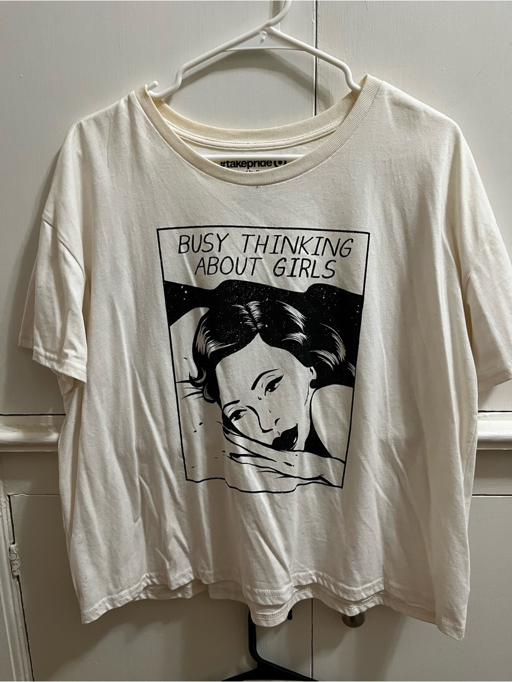 Busy Thinking About Girls Target Shirt